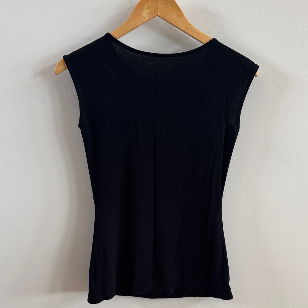 INC International Concepts Women's Black Cutout Tank Top - Picture 3 of 6